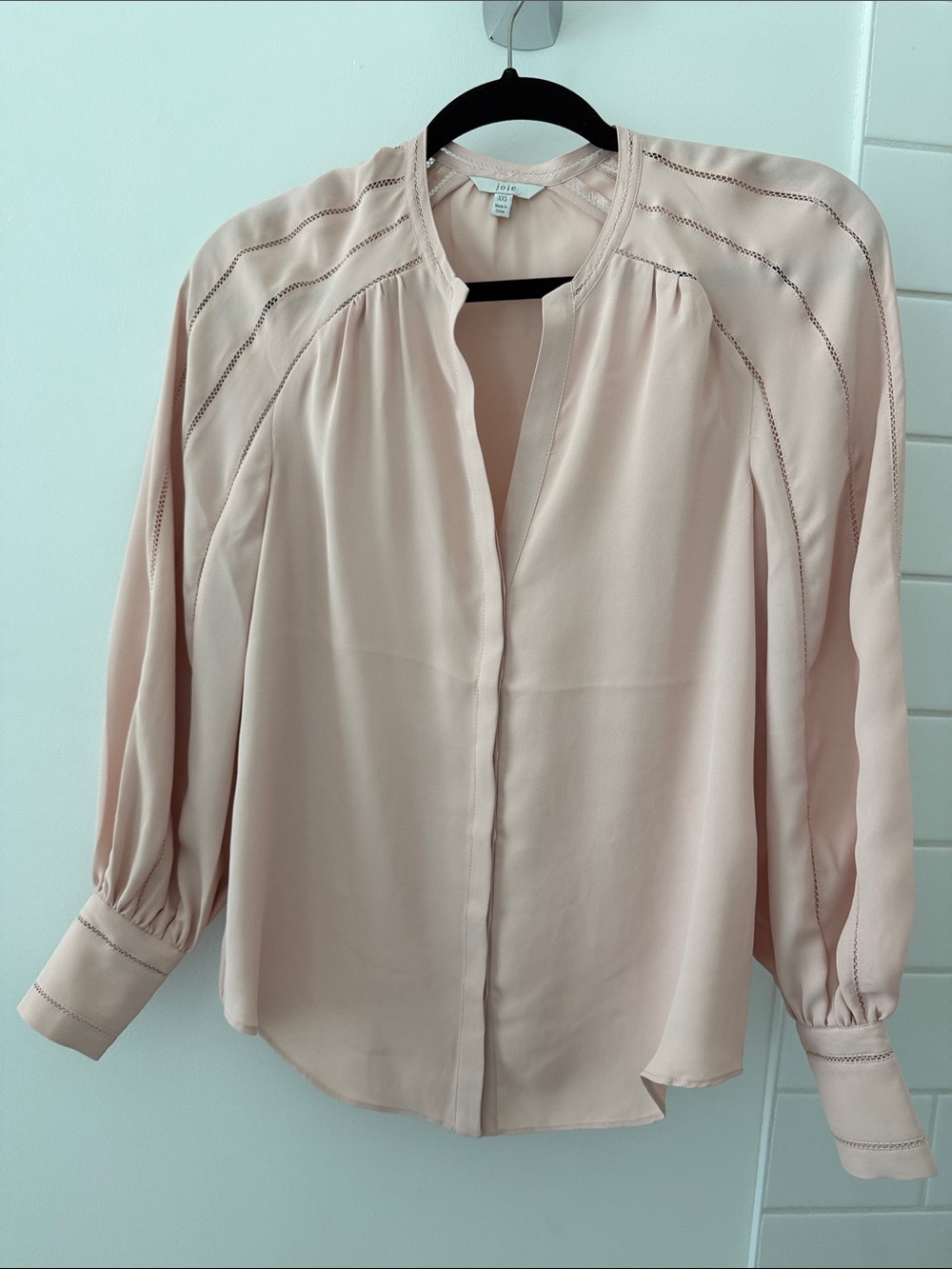 Joie Long Sleeve V-Neck Blouse
